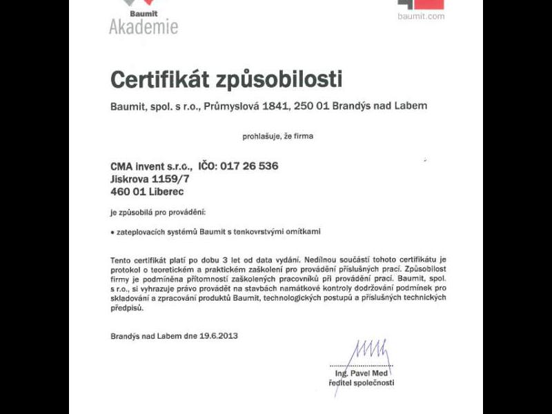 Certifikáty